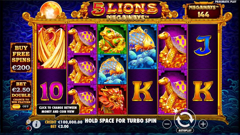 5 Lions Megaways slot testimonial (Practical Play)